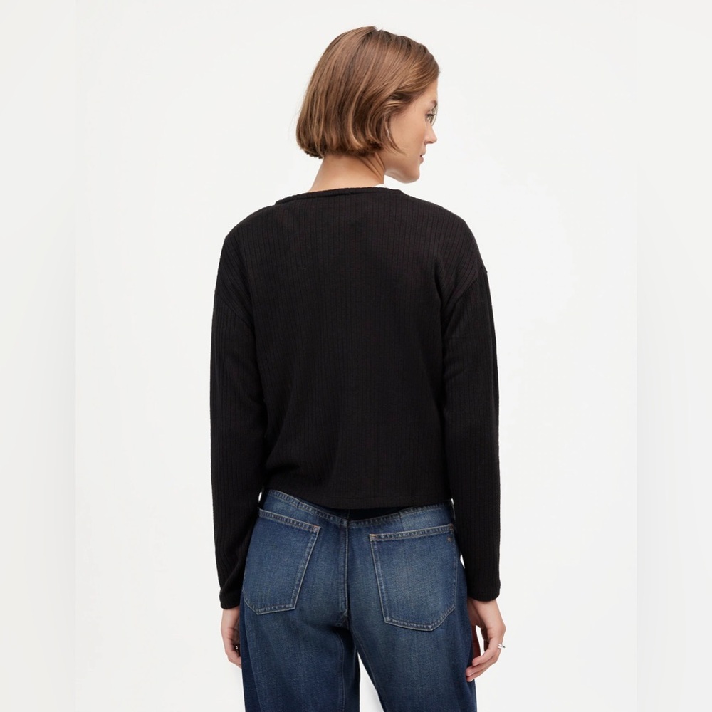 Relaxed Button-Front Cardigan - Picture 4 of 4